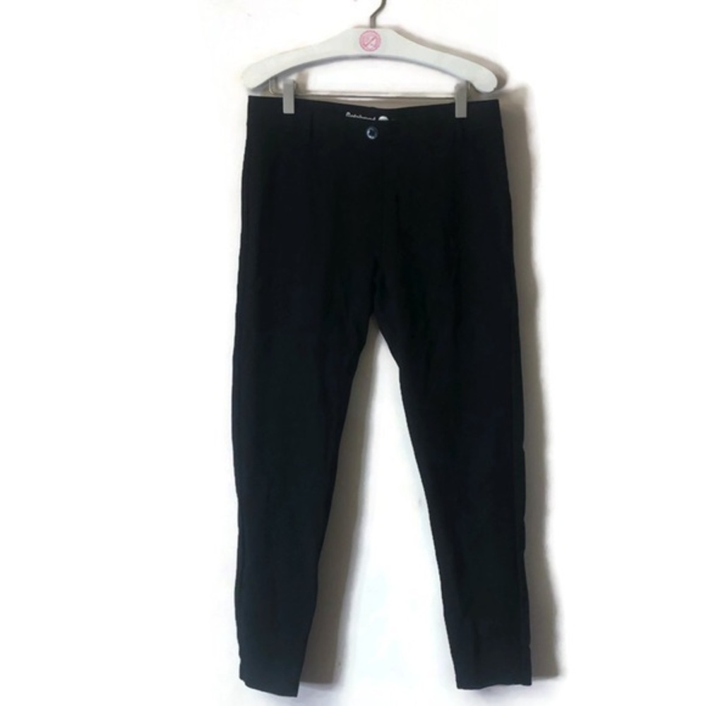 Betabrand Stretch Dress Pants Black Straight Leg Sz L